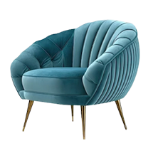 Brasslegged Armchair